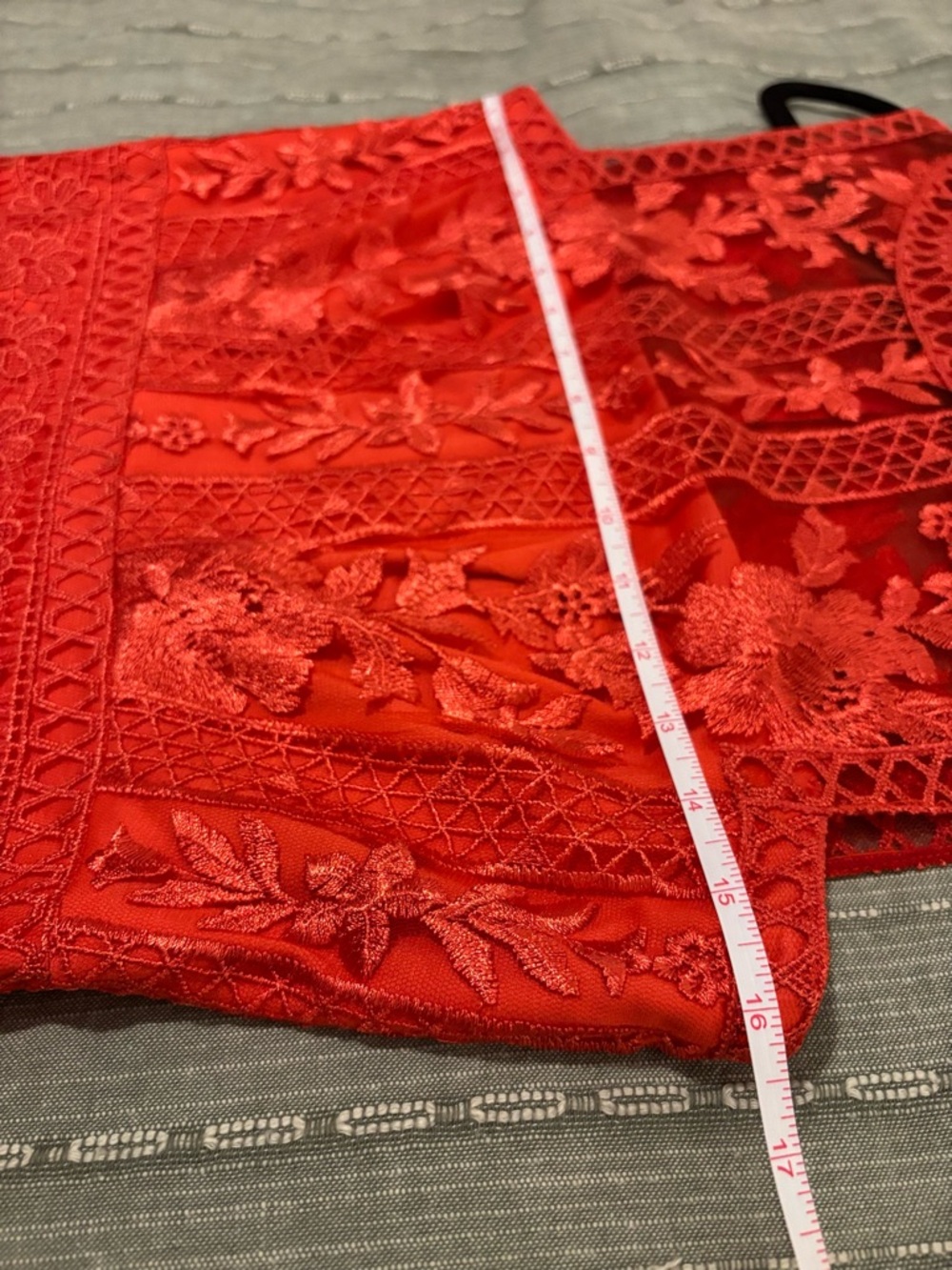 Sleeveless Lace Maxi Dress in Burnt Orange - Picture 6 of 7